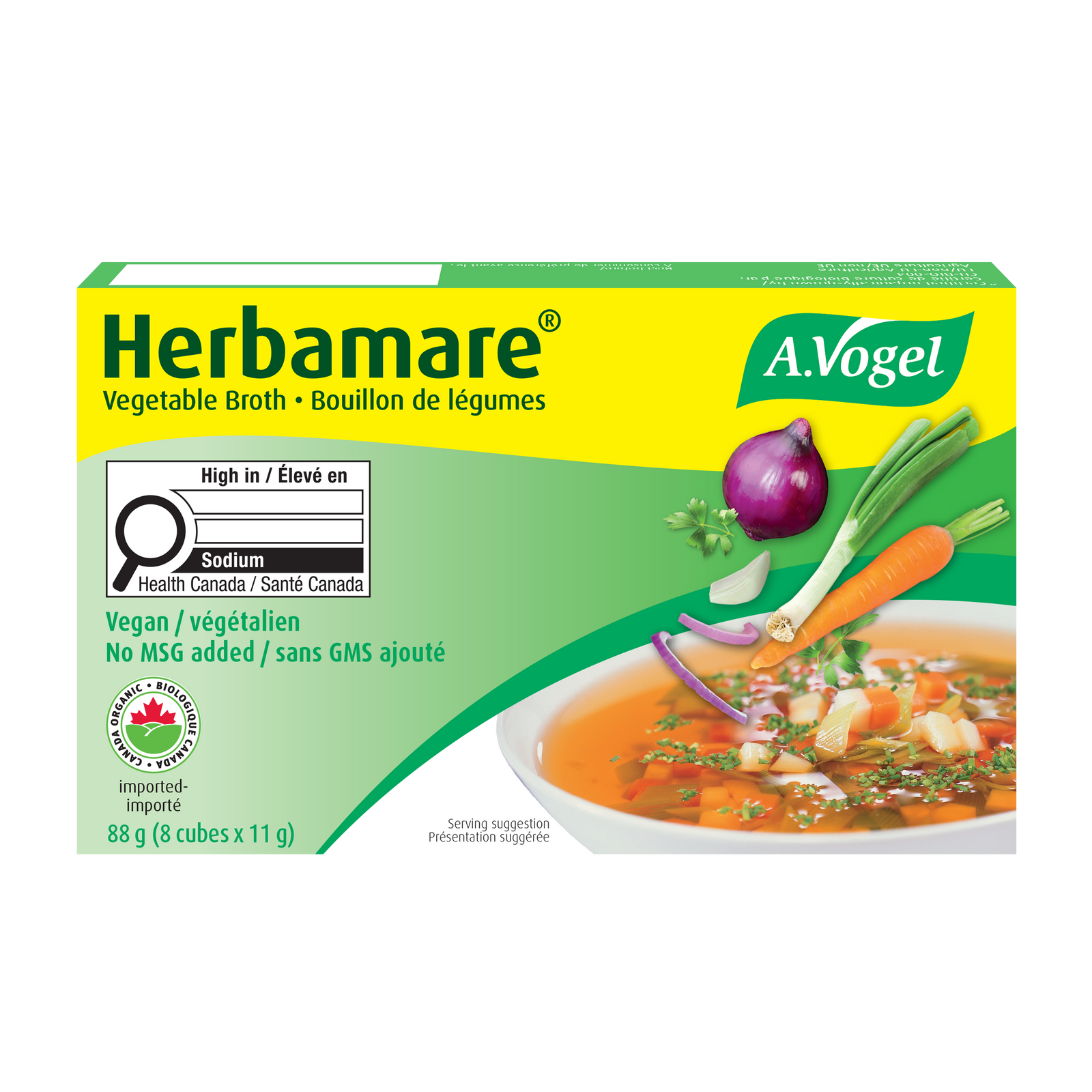 Herbamare - Bouillon de légumes biologique 8 cubes
