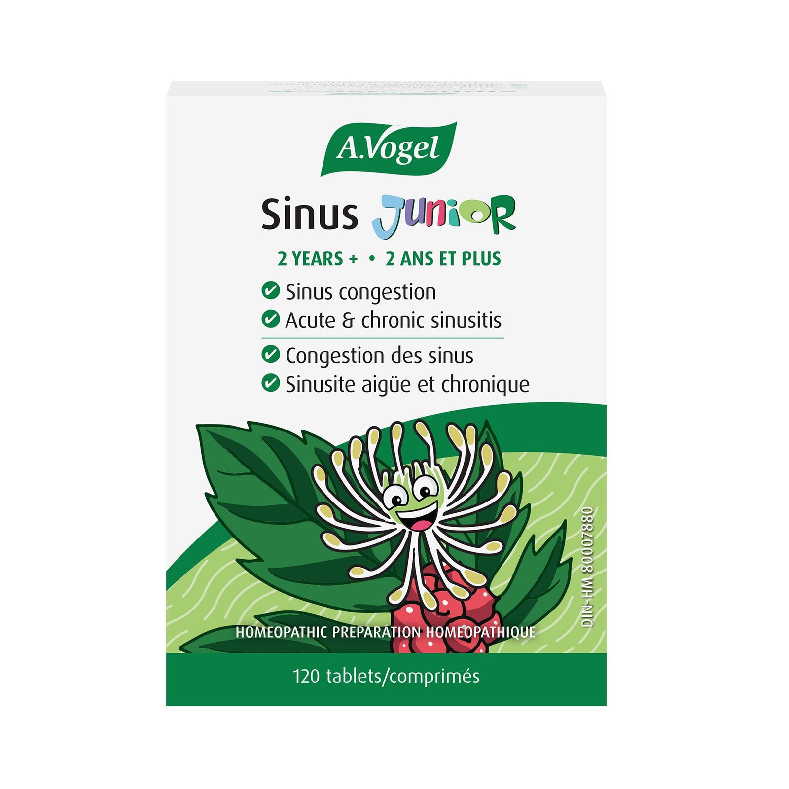 A.Vogel Sinus Junior 120 Tablets - Ages 2+ - A.Vogel Canada