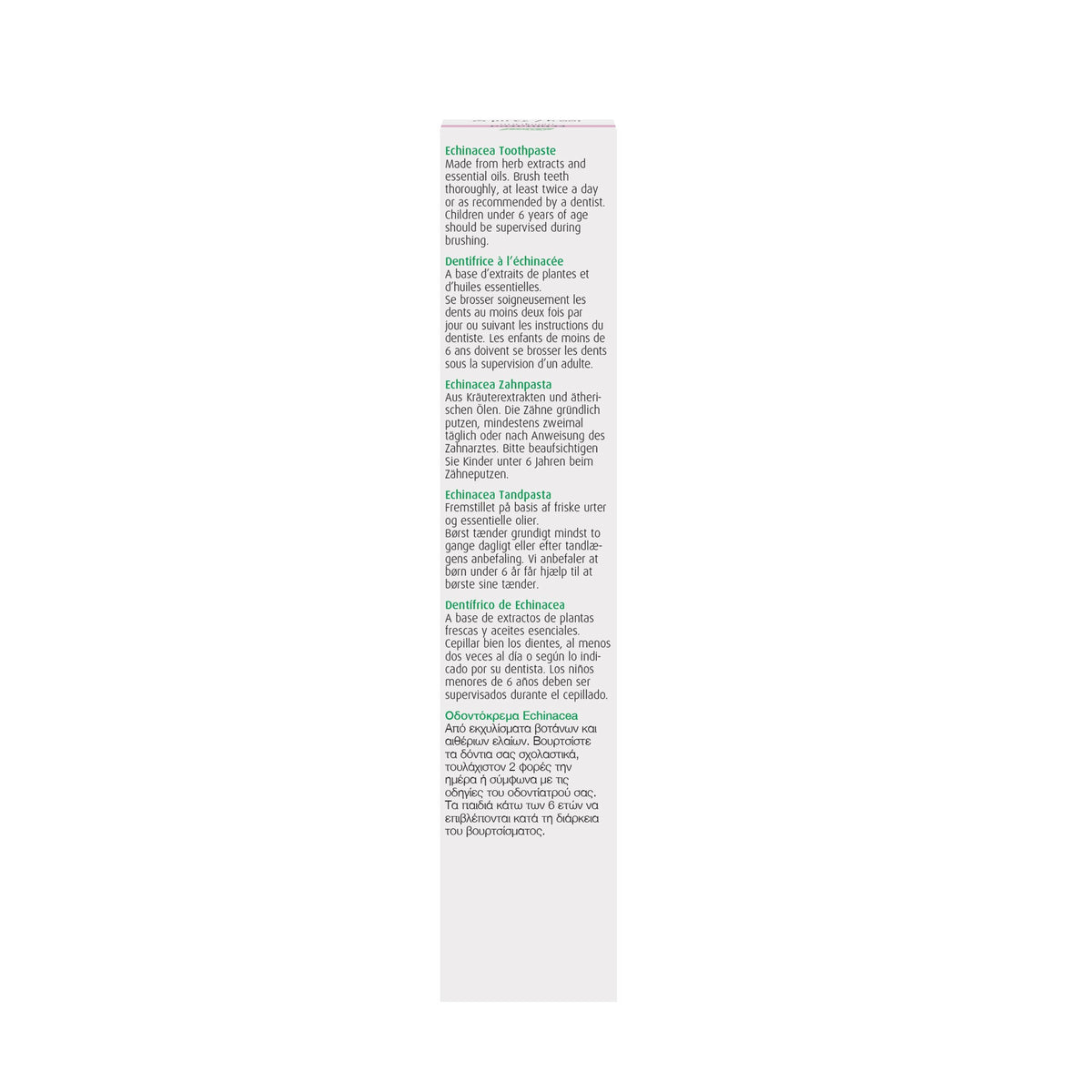 A.Vogel Echinacea Natural Toothpaste for healthy gums 35 gr - A.Vogel Canada