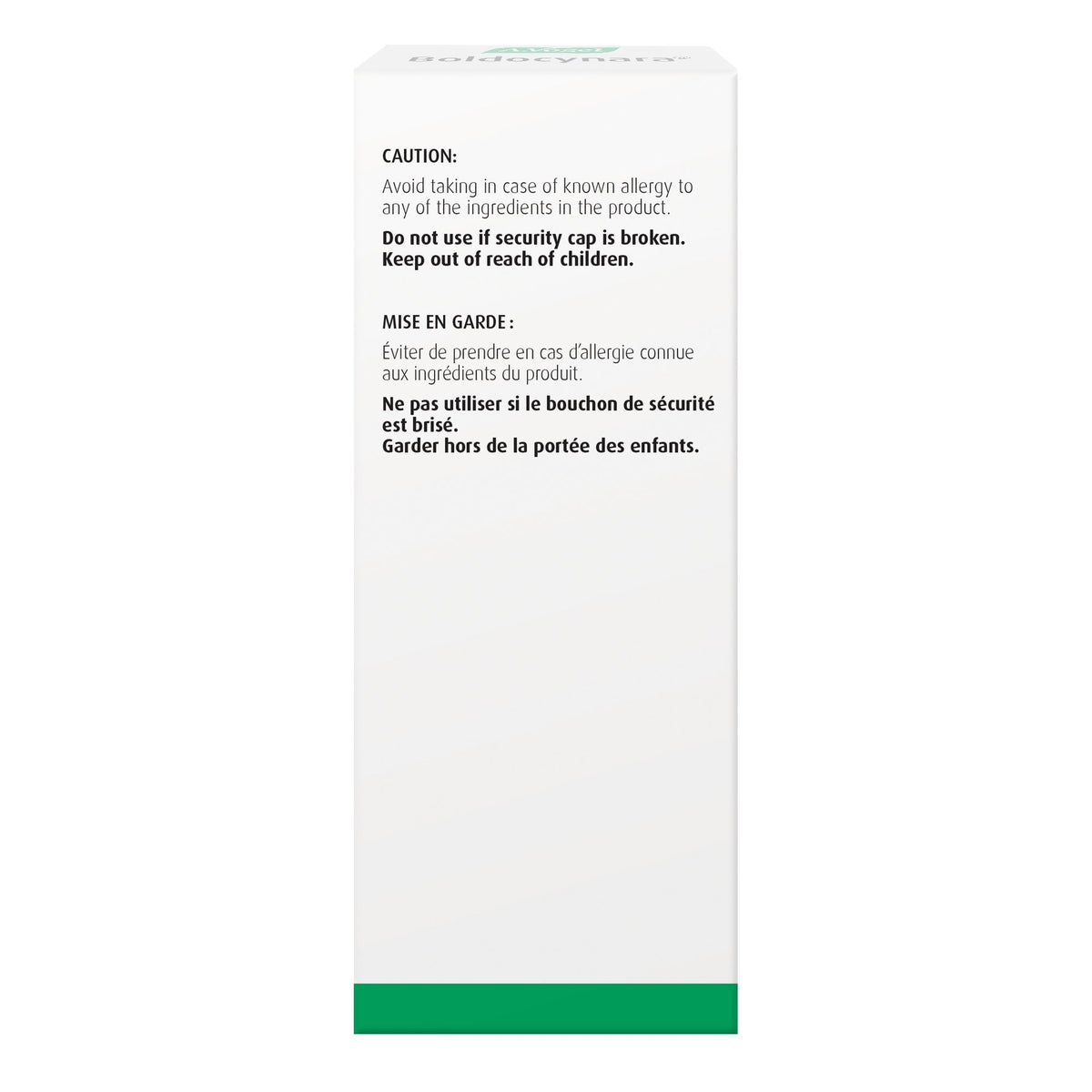 Boldocynara Improves Digestion - Artichoke, Milk Thistle and Dandelion Tincture 50mL - A.Vogel Canada