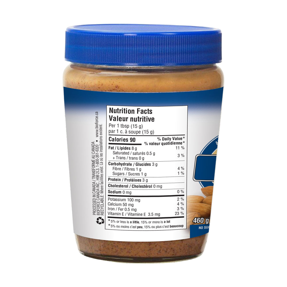Natur Creamy Almond Butter 100% Natural 460 gr - A.Vogel Canada
