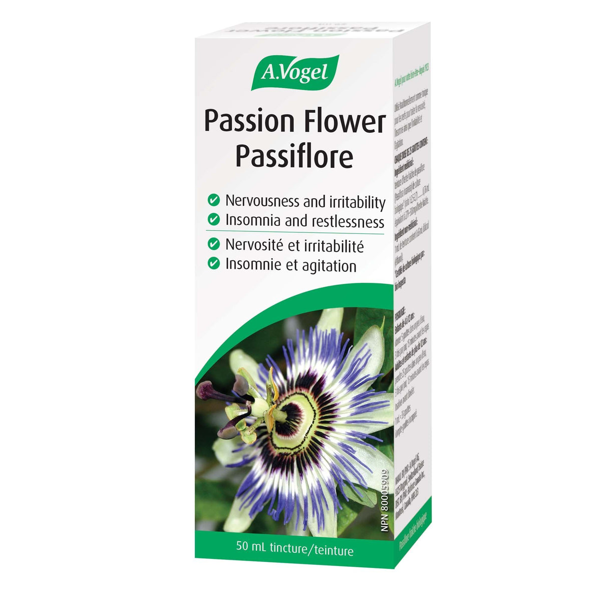 Passion Flower - Nervousness and Insomnia 50 mL - A.Vogel Canada
