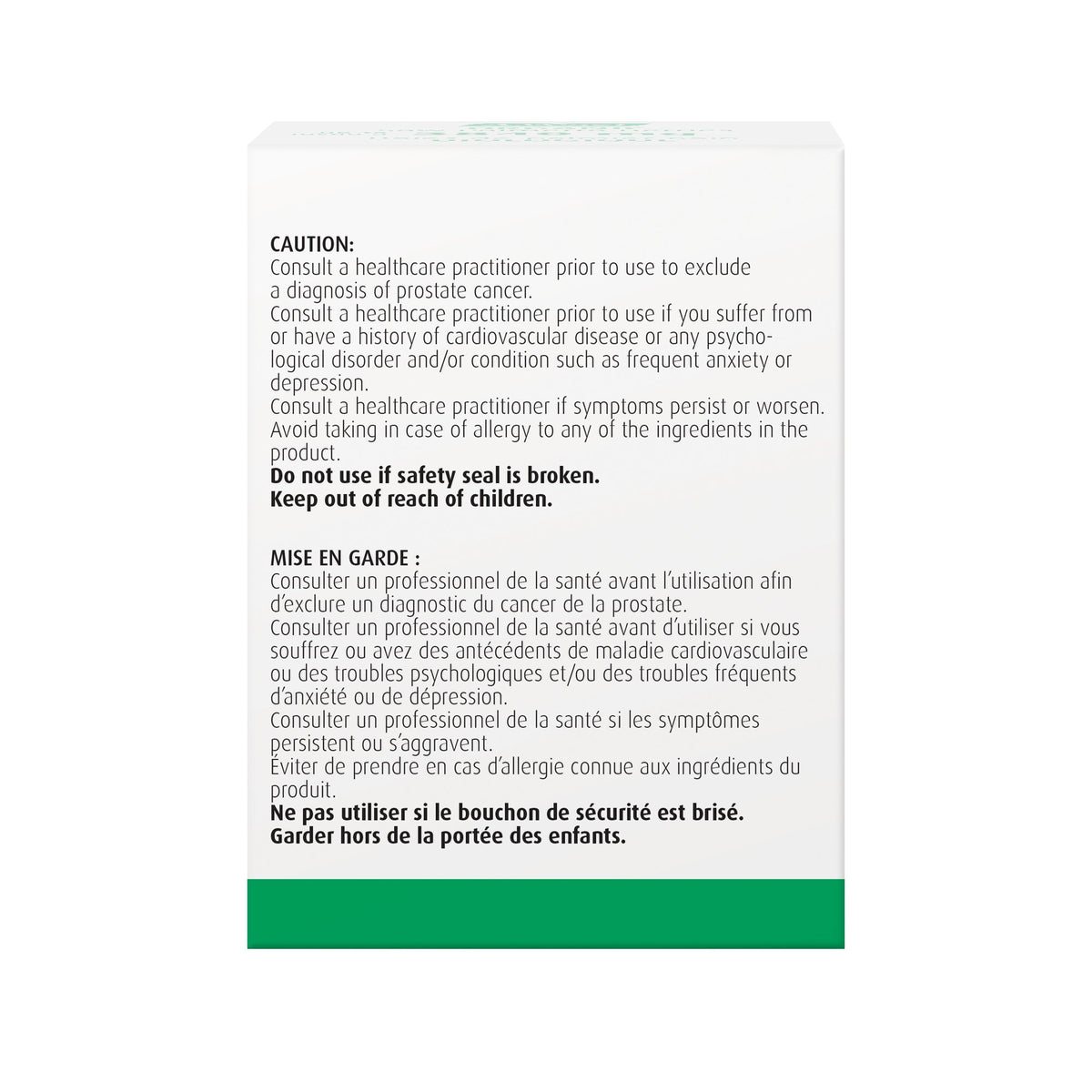 Prostate 1 a Day - Saw Palmetto Capsules for Enlarged Prostate - A.Vogel Canada