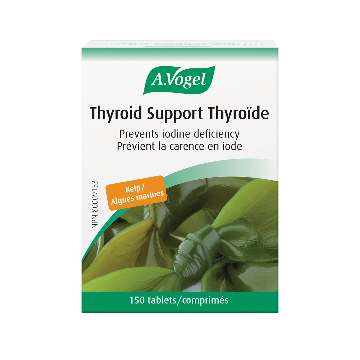 Thyroid Support - Prevents Iodine Deficiency 150 Tabs - A.Vogel Canada