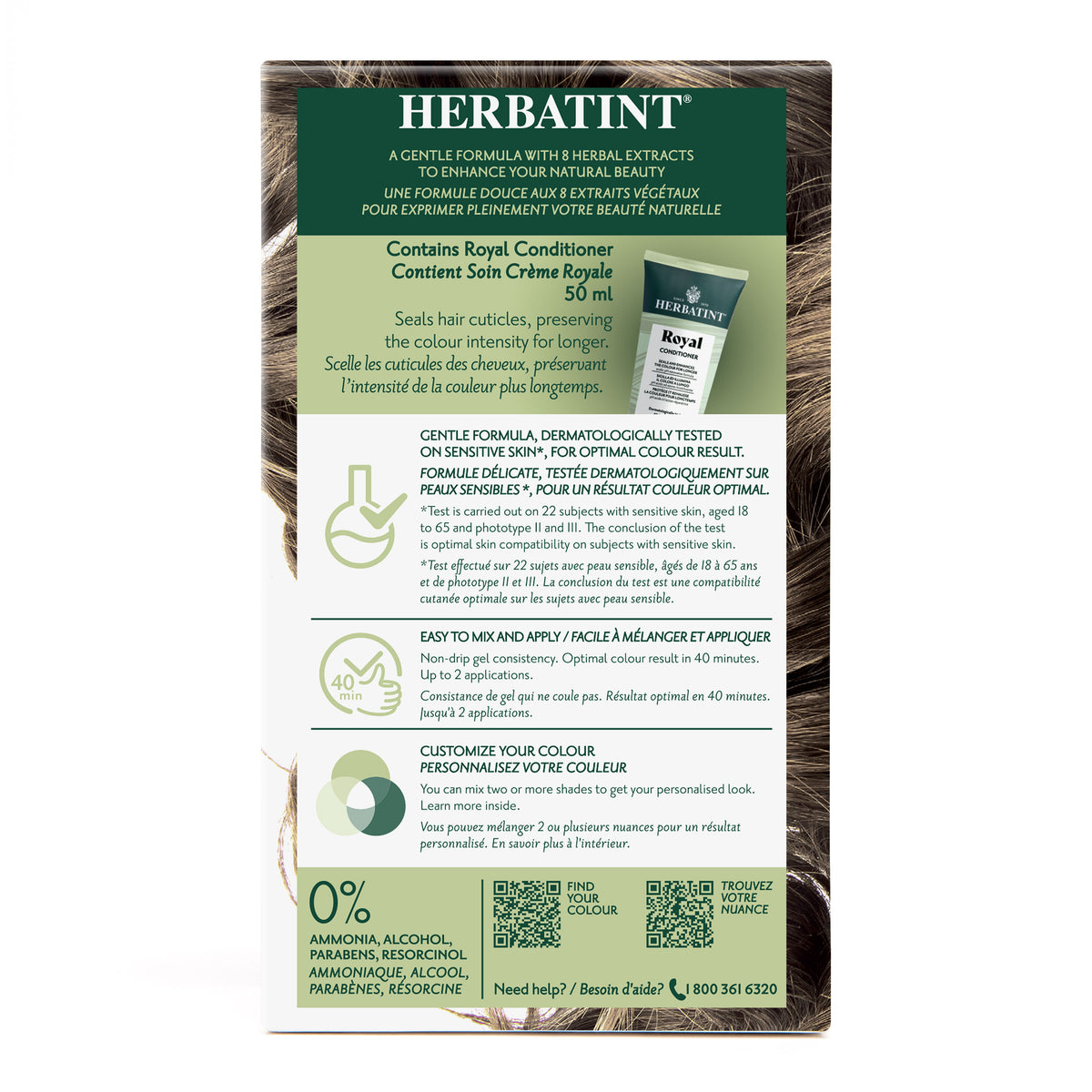 Herbatint Permanent Hair Color Gel 7N Blonde 170 mL