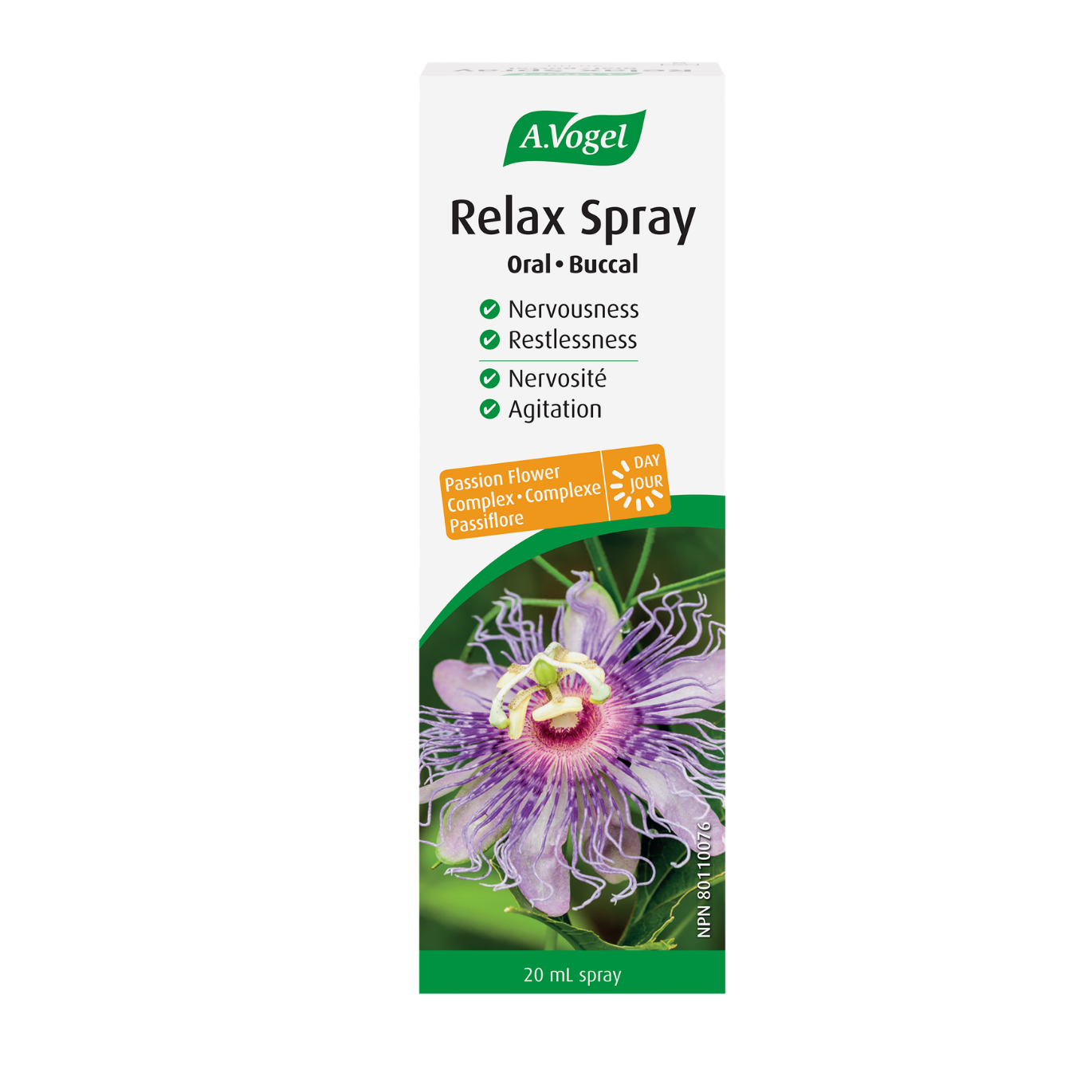A.Vogel Relax Spray Vaporisateur Buccal - Soulagement du stress à action rapide  20 mL