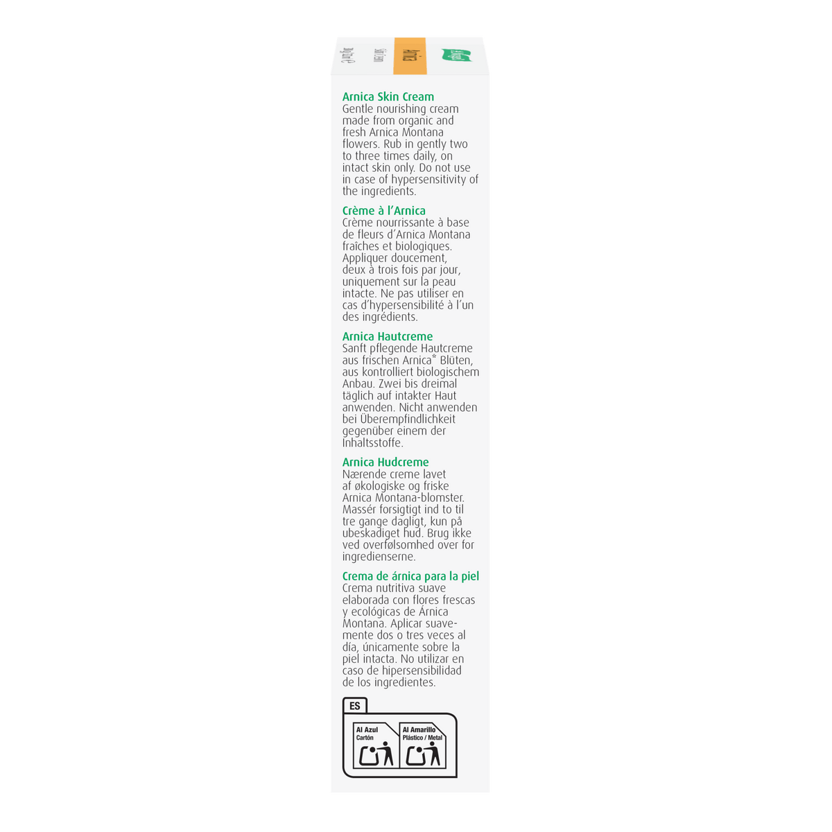 A.Vogel Arnica Regenerative Skin Cream Made From fresh Arnica, Comfrey and Chamomile 35 gr - A.Vogel Canada