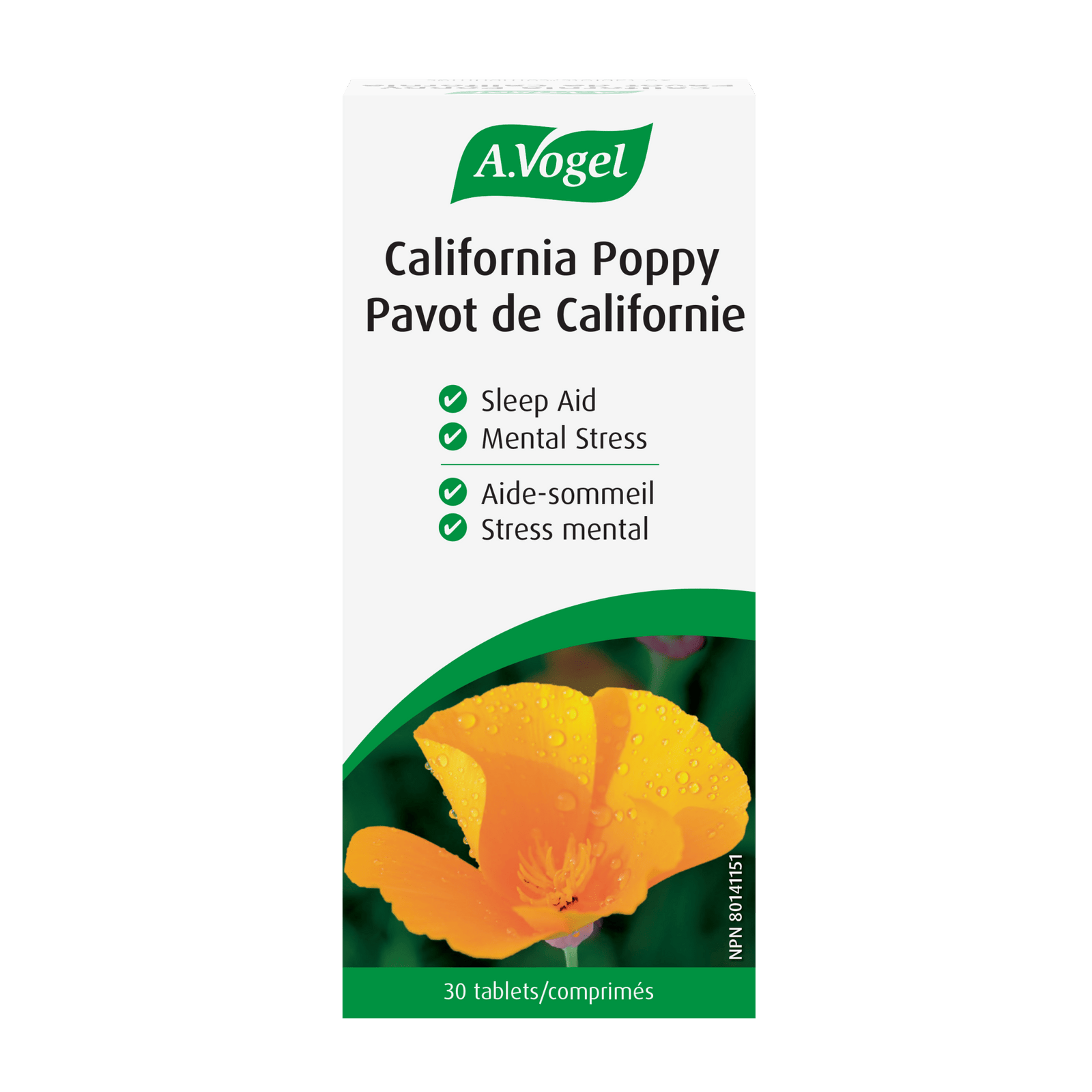 A.Vogel California Poppy - 30 tablets - A.Vogel Canada