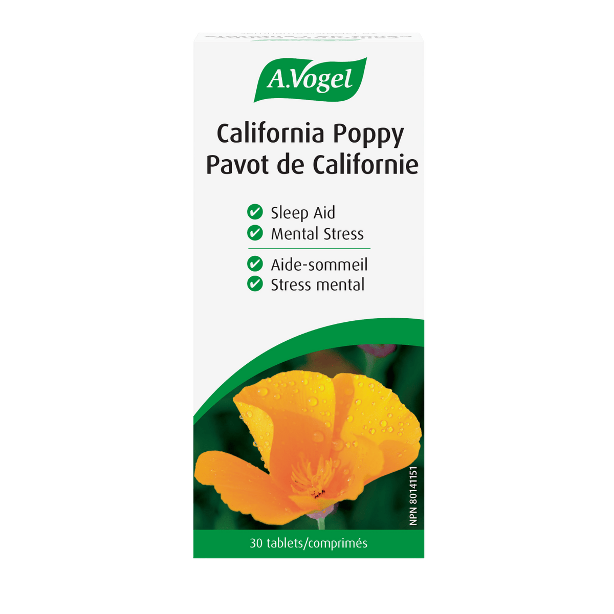 A.Vogel California Poppy - 30 tablets - A.Vogel Canada