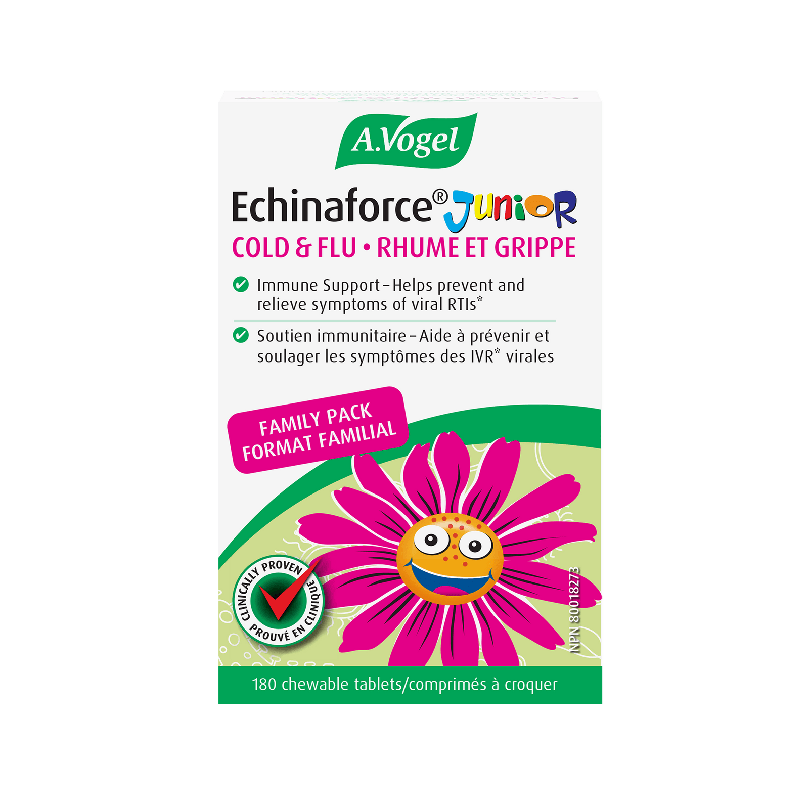 A.Vogel Echinaforce Junior Chewable Tabs - Immune System Support - A.Vogel Canada