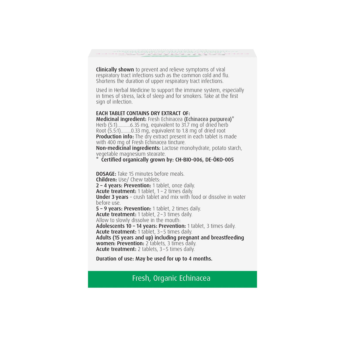 A.Vogel Echinaforce Tablets - Immune System Support 120 Tabs - A.Vogel Canada