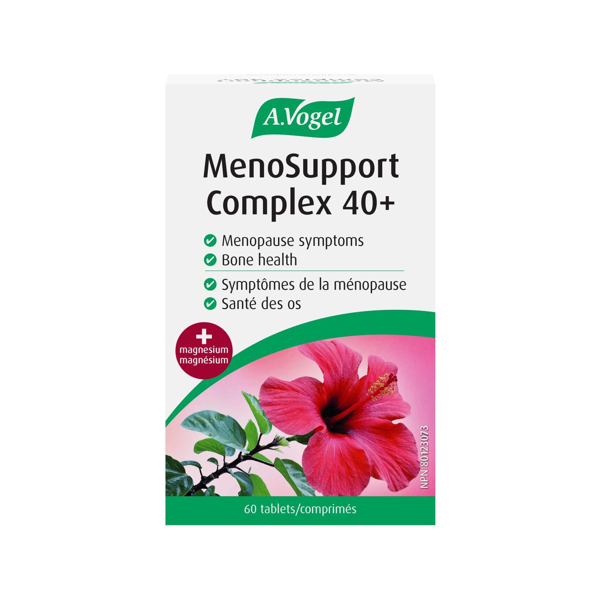 A.Vogel MenoSupport Complex 40+ Appropriate for all stages of menopause & bone health 60 Tabs - A.Vogel Canada