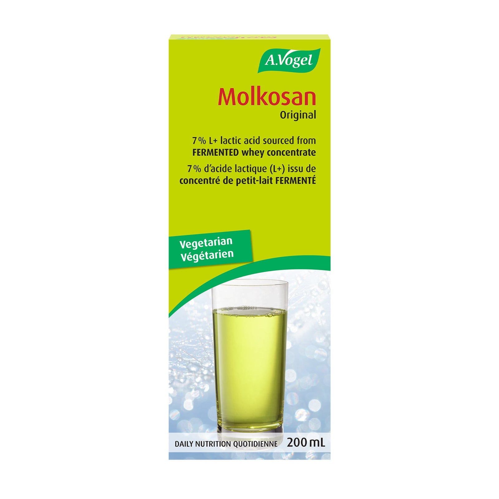 A.Vogel Molkosan Original - Source of Lactic Acid and Potassium 200 mL - A.Vogel Canada