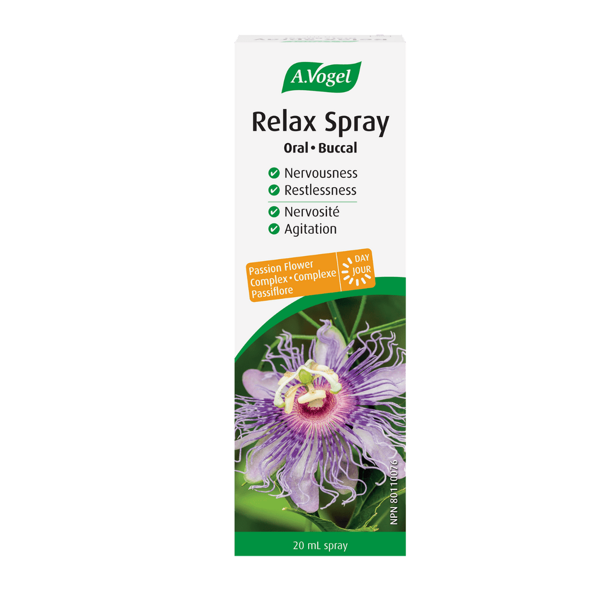 A.Vogel Relax Oral Spray - Fast Acting Stress Relief 20mL - A.Vogel Canada