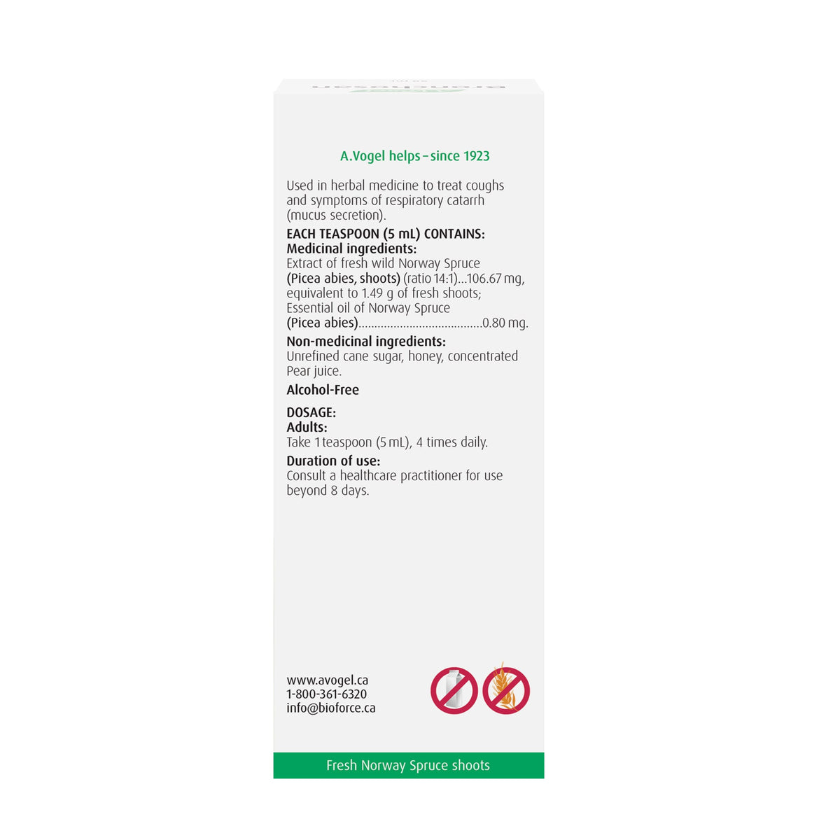 A.Vogel Santasapina Soothing Cough Syrup Alcohol - Free 100 mL - A.Vogel Canada