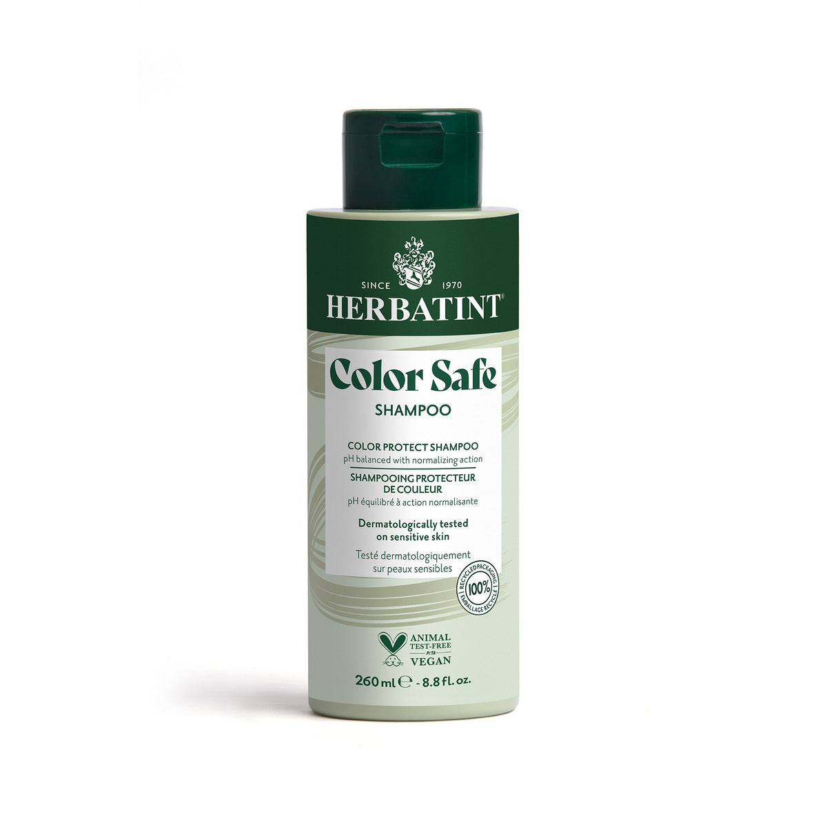 Herbatint Color Safe Shampoo - pH Balanced, 93% Natural Ingredients 260mL - A.Vogel Canada