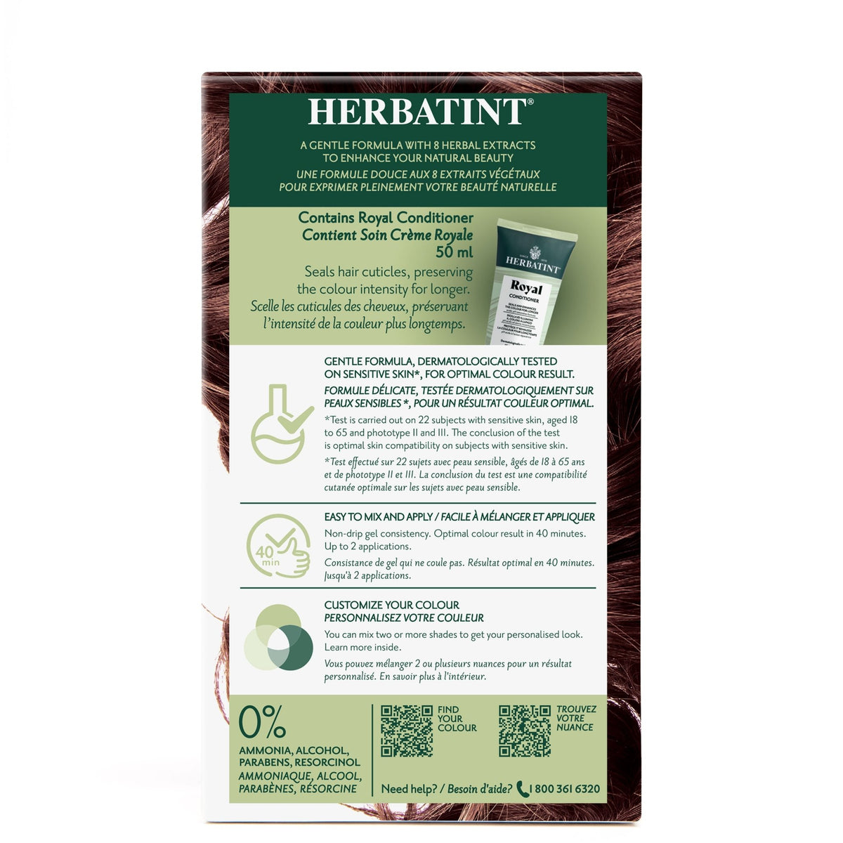 Herbatint Permanent Hair Color Gel 7M Mahogany Blonde 170 mL - A.Vogel Canada