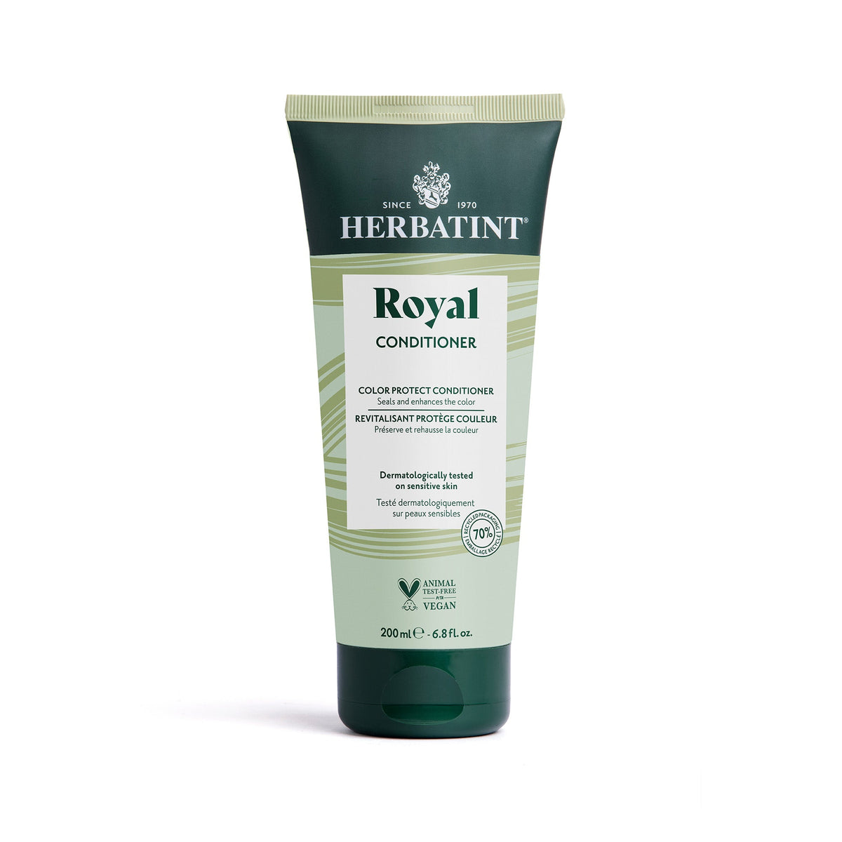 Herbatint Royal Conditioner - Color Lock, 96% Natural Ingredients 200mL - A.Vogel Canada