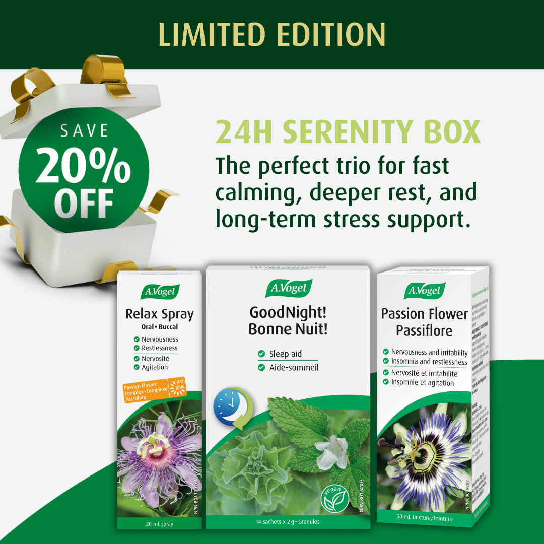 STRESS & SLEEP - SERENITY 24H - A.Vogel Canada