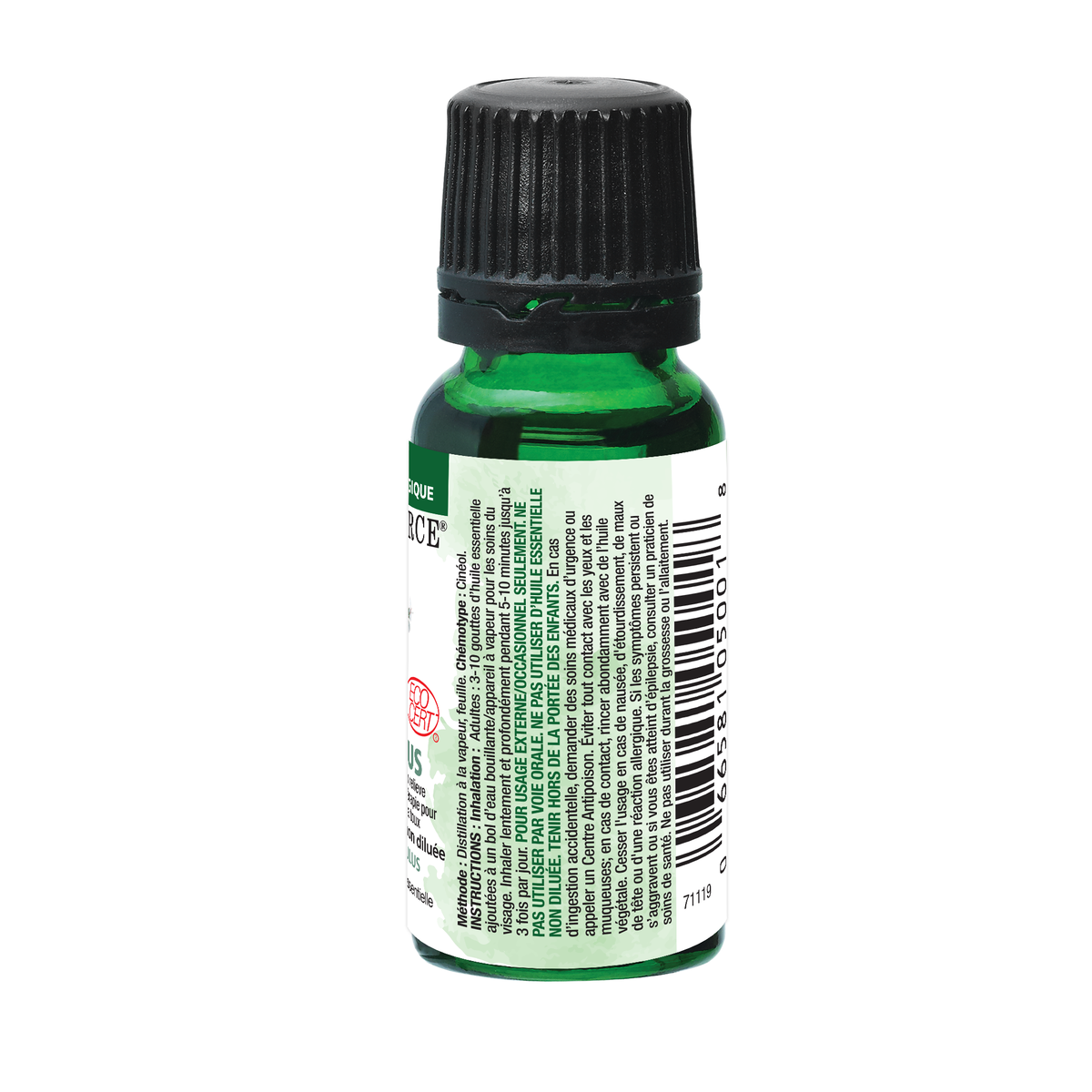 Organic Eucalyptus Essential Oil 100% pure and natural 15mL - Aromaforce