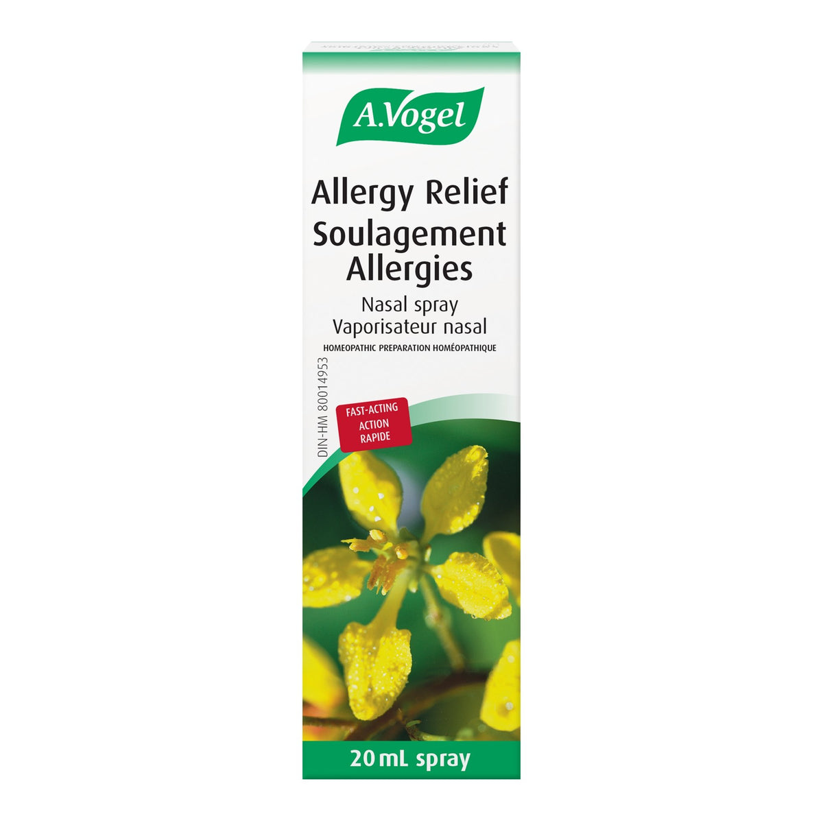 Allergy Relief Nasal Spray 20 ml - Fast Acting - A.Vogel Canada
