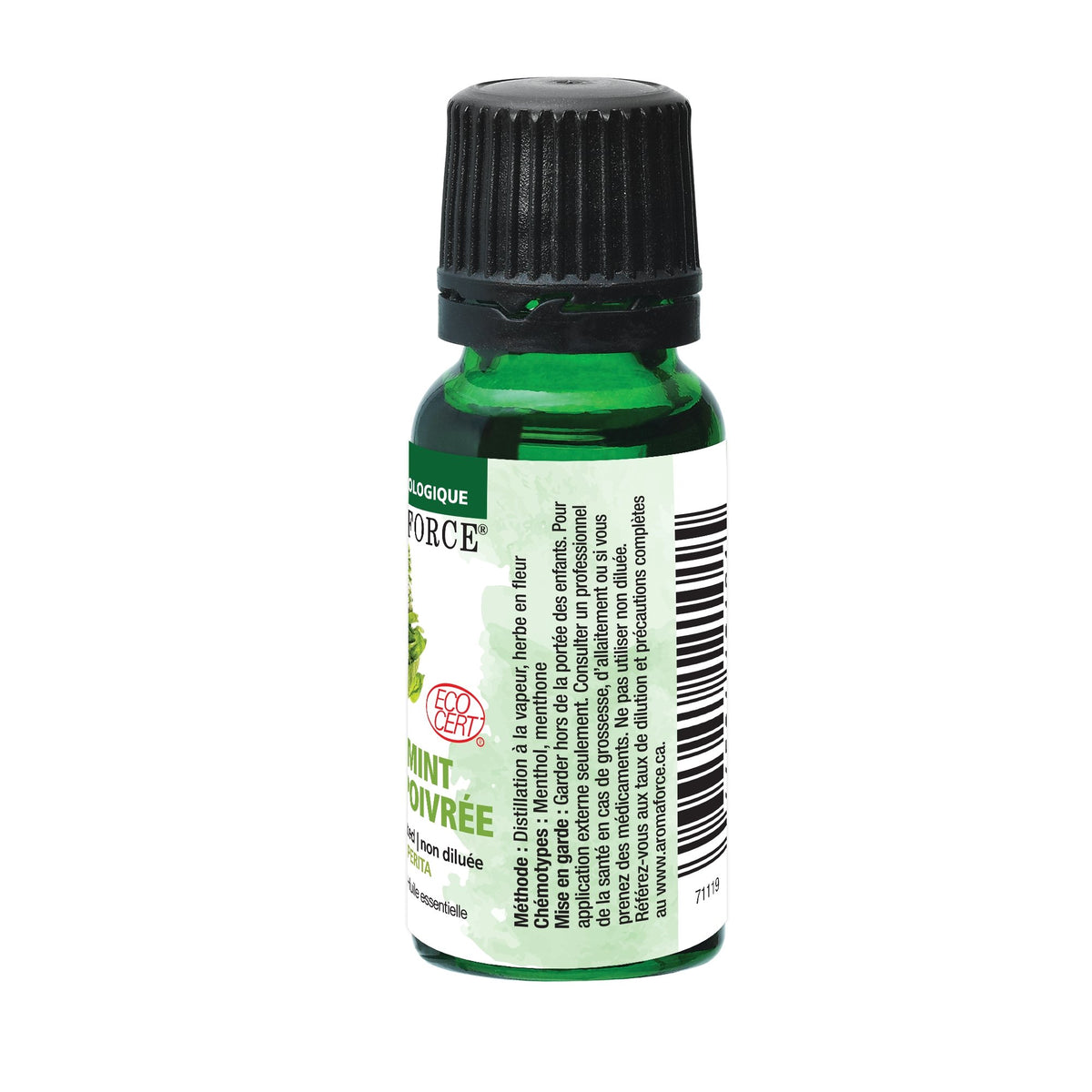 Aromaforce Peppermint Organic Essential Oil 15mL - A.Vogel Canada