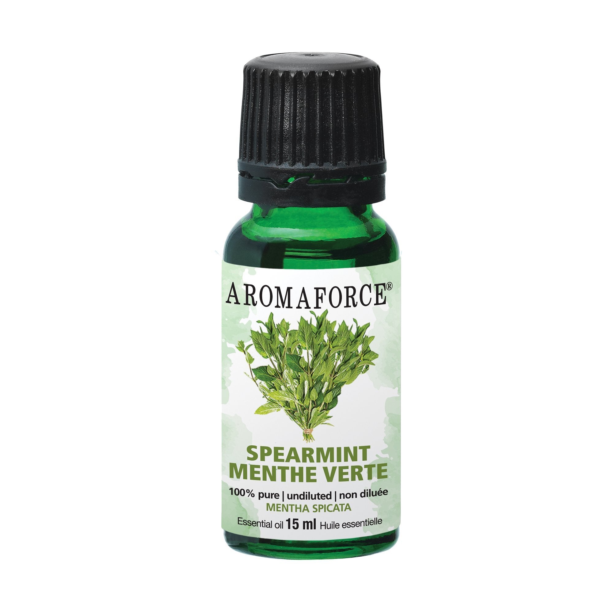 Menthe verte – Huile essentielle 100% pure et naturelle Aromaforce