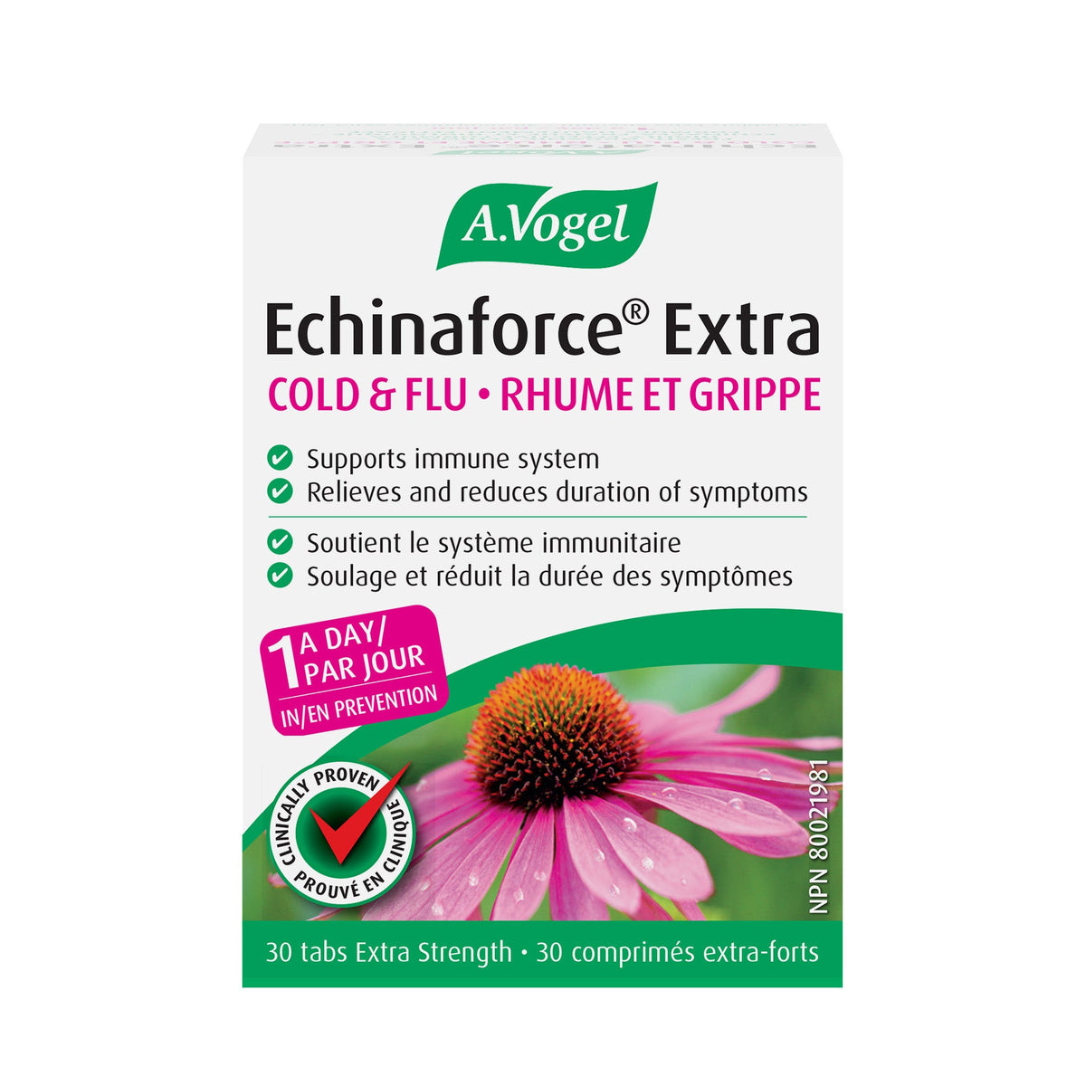 A.Vogel Echinaforce Extra Strength Tablets - Immune System Support - A.Vogel Canada