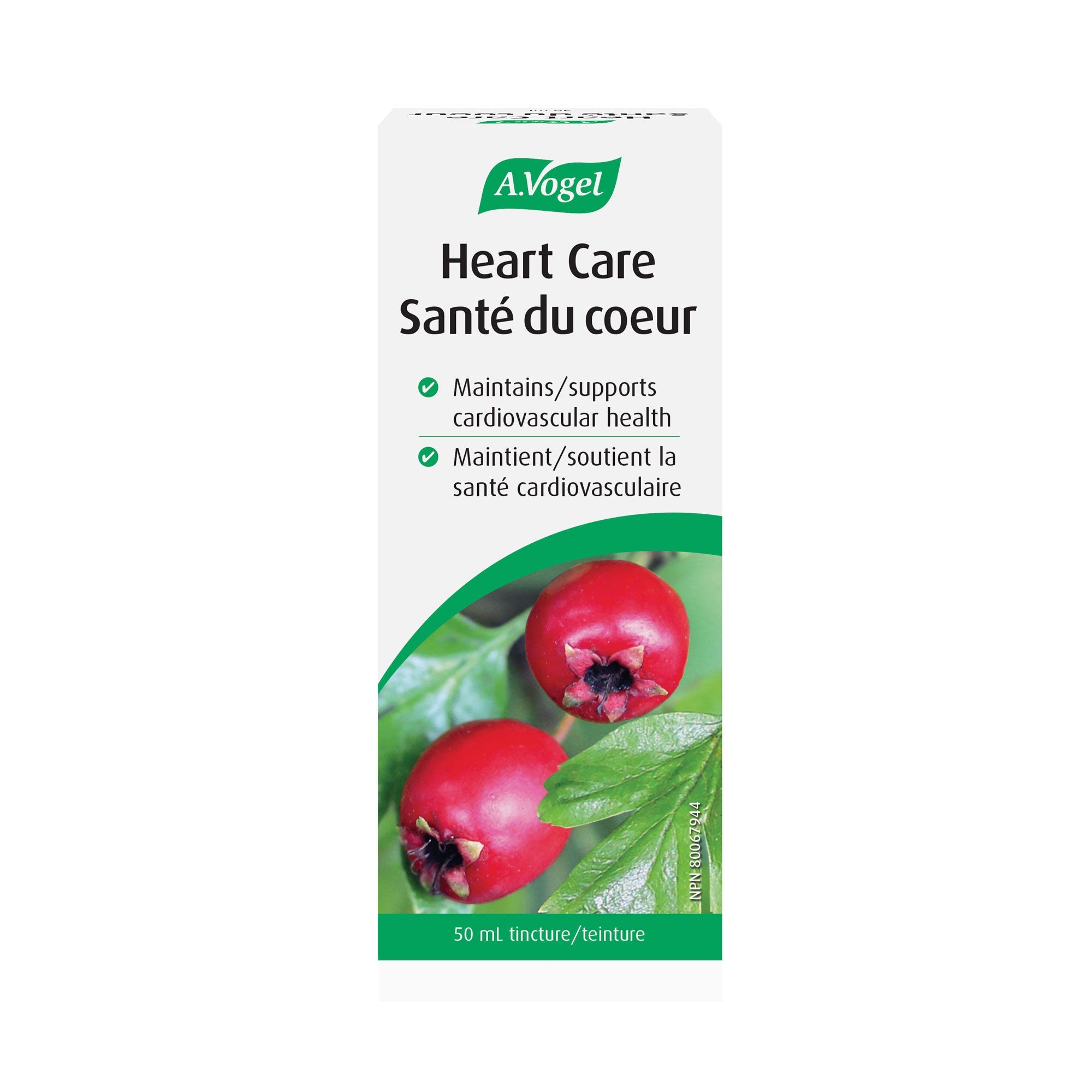 A.Vogel Heart Care Fresh Hawthorn Berry Tincture - Cardiovascular Health 50mL - A.Vogel Canada