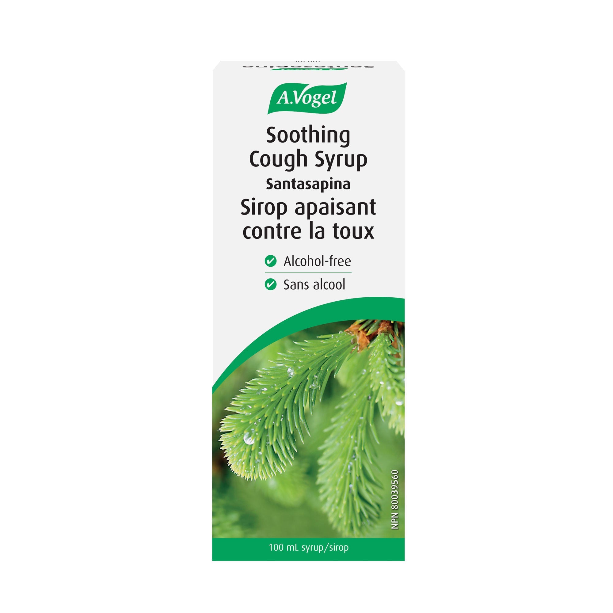 A.Vogel Santasapina Soothing Cough Syrup Alcohol-Free 100 mL - A.Vogel Canada
