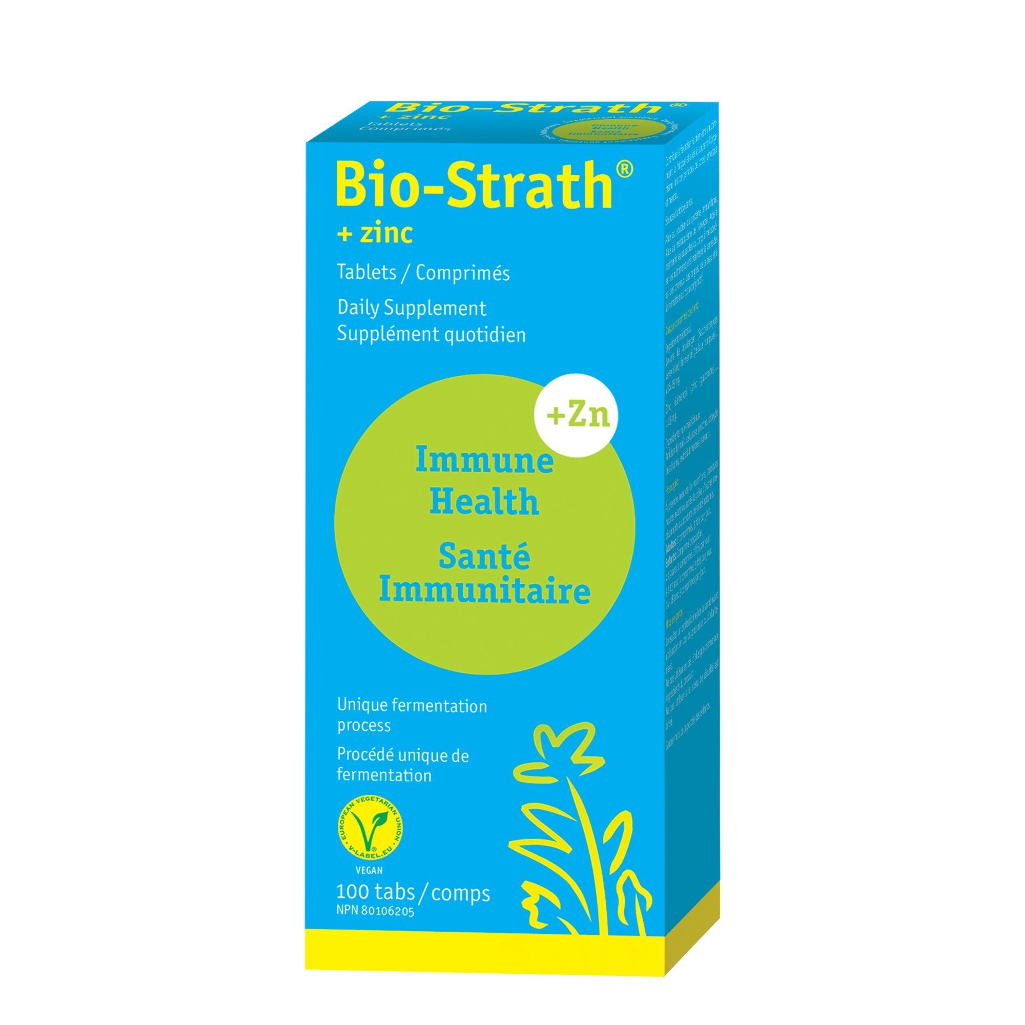 Bio-Strath Daily Supplement with Zinc 100 Tabs - A.Vogel Canada