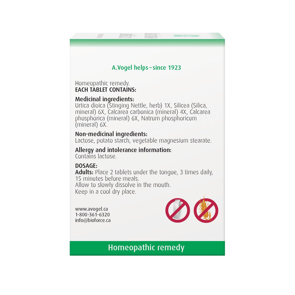 Calcium Absorber - Prevents Calcium Deficiency 400 Tabs - A.Vogel Canada