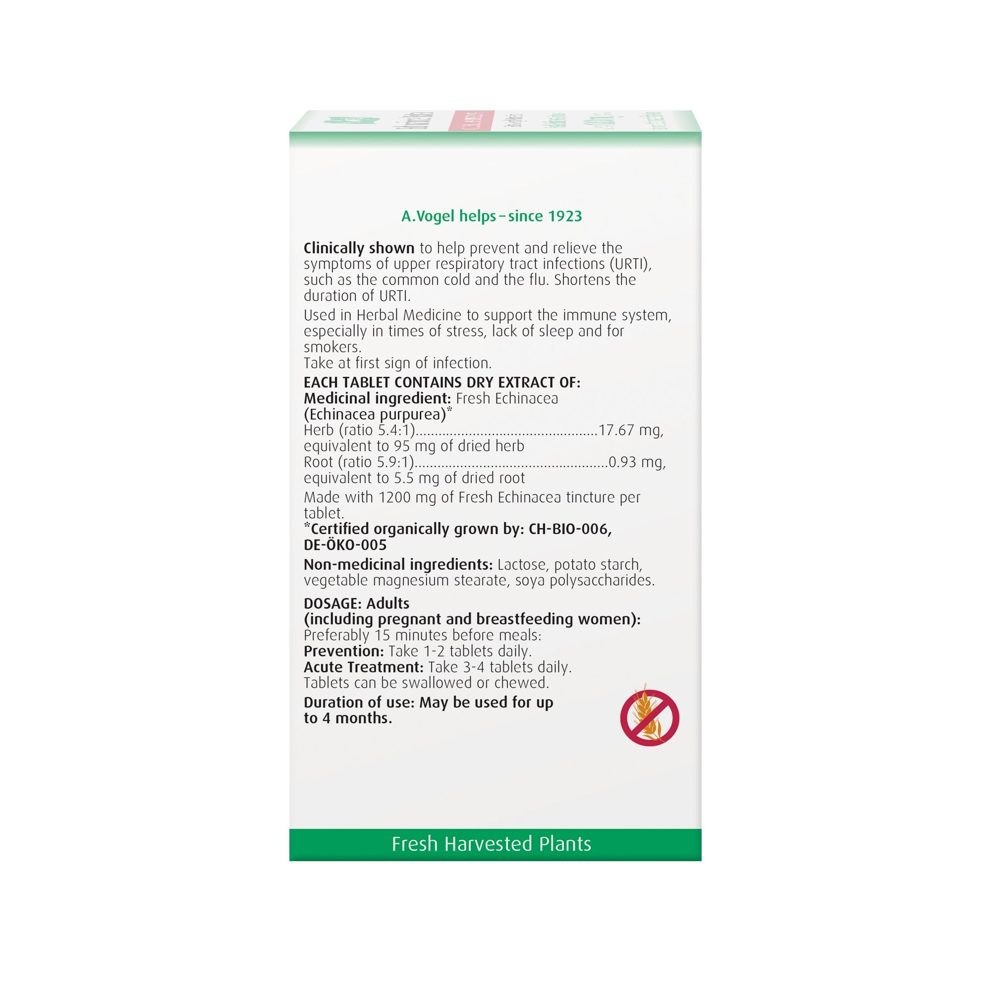 Echinaforce Extra Tablets - Immune System Support - A.Vogel Canada