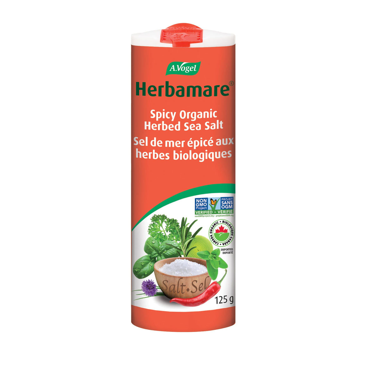 Herbamare Spicy - Organic Herbed Sea Salt - A.Vogel Canada
