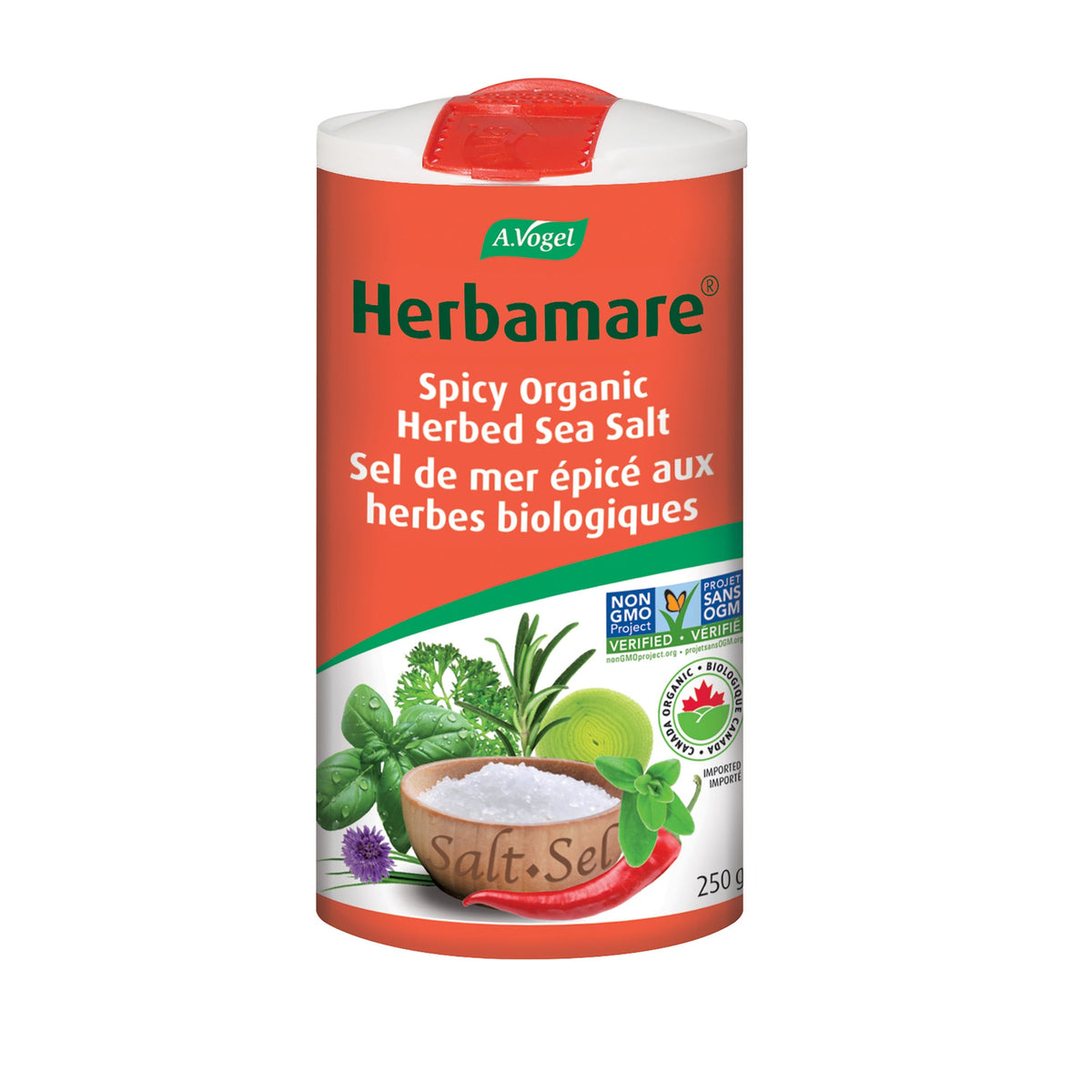Herbamare Spicy - Organic Herbed Sea Salt - A.Vogel Canada