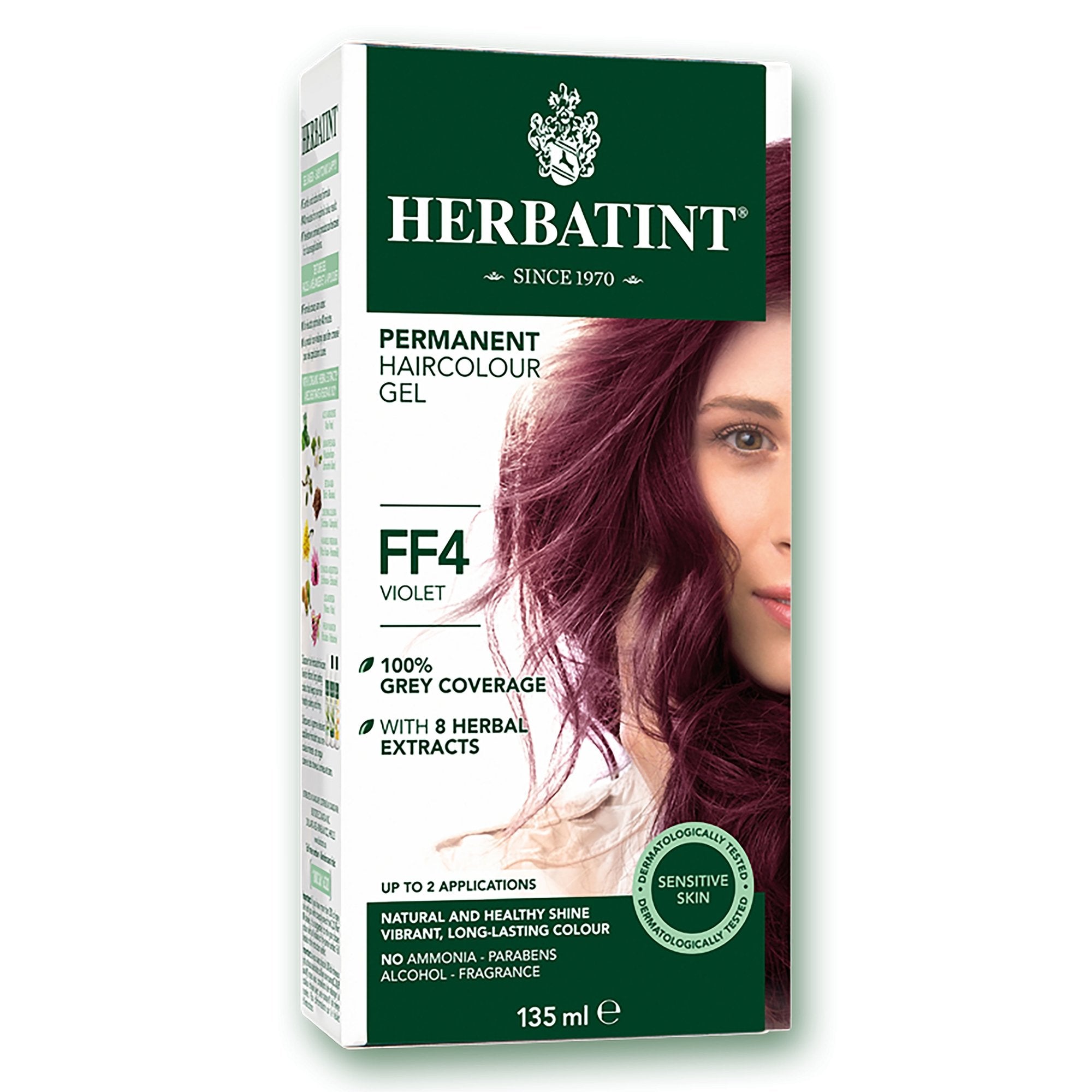 Herbatint Flash Fashion Permanent Hair Color | FF4 Violet 135 mL - A.Vogel Canada