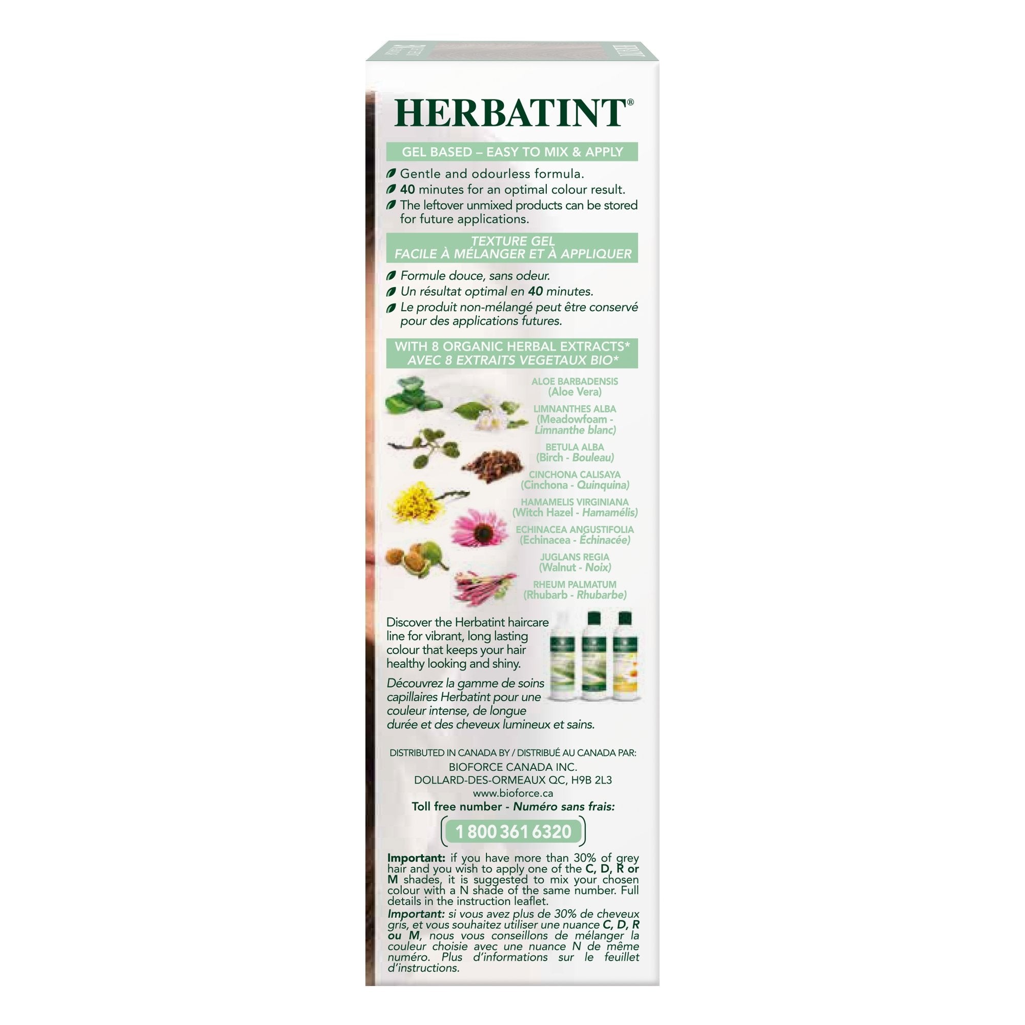Herbatint Permanent Hair Color | 5N Light Chestnut 135 mL - A.Vogel Canada
