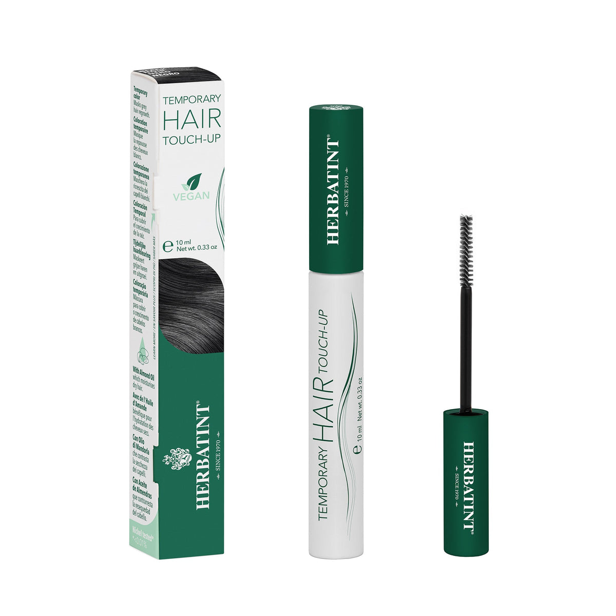 Herbatint Temporary Hair Touch-up Black 60 mL - A.Vogel Canada