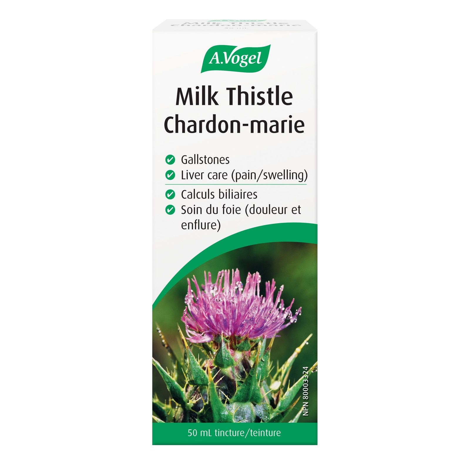 Milk Thistle - Liver Pain and Liver Disorders 50 mL - A.Vogel Canada