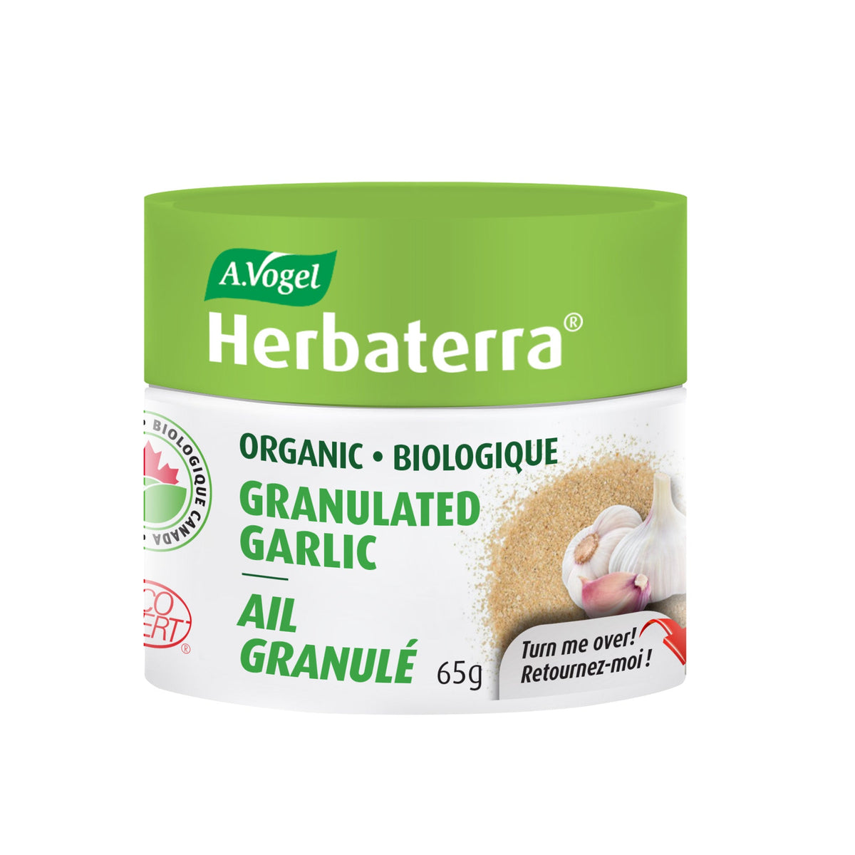 Organic Granulated Garlic - Premium Flavorful Spices &amp; Herbs Herbaterra - A.Vogel Canada