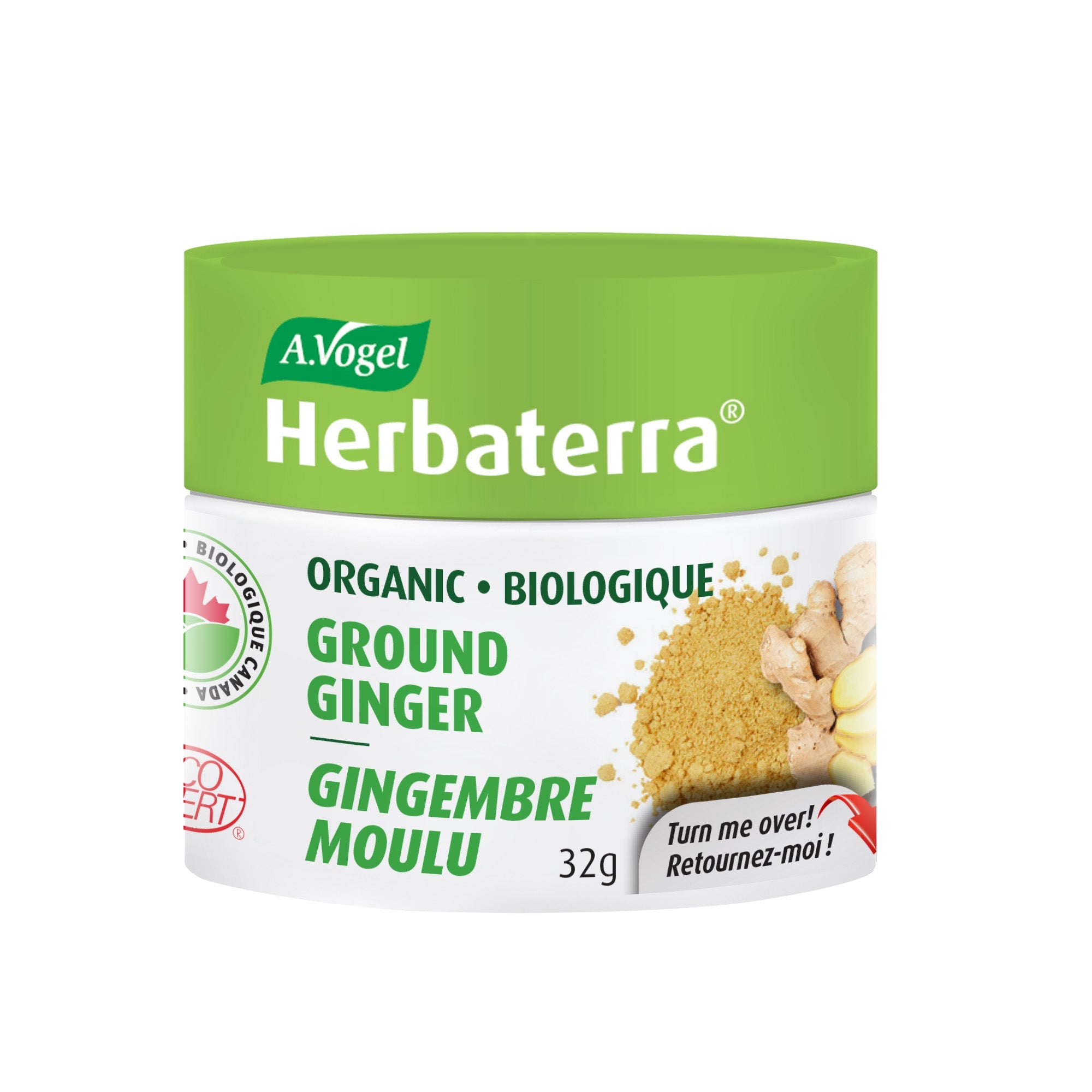 Organic Ground Ginger - Premium Flavorful Spices & Herbs Herbaterra - A.Vogel Canada