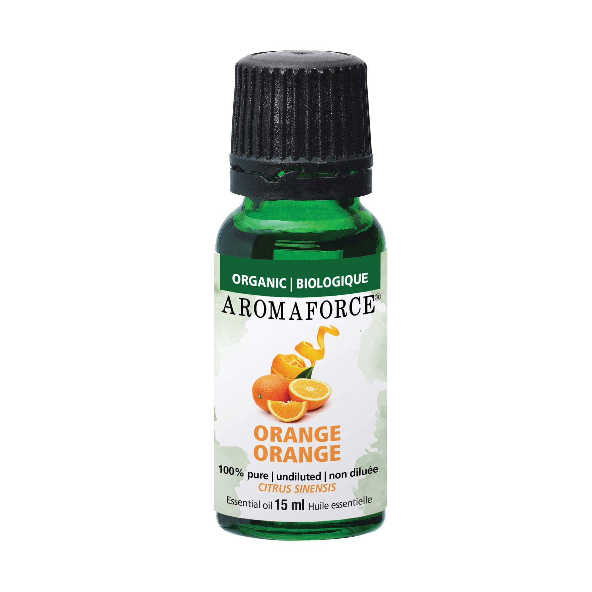Organic Orange Essential Oil 100% pure and natural 15mL - Aromaforce - A.Vogel Canada