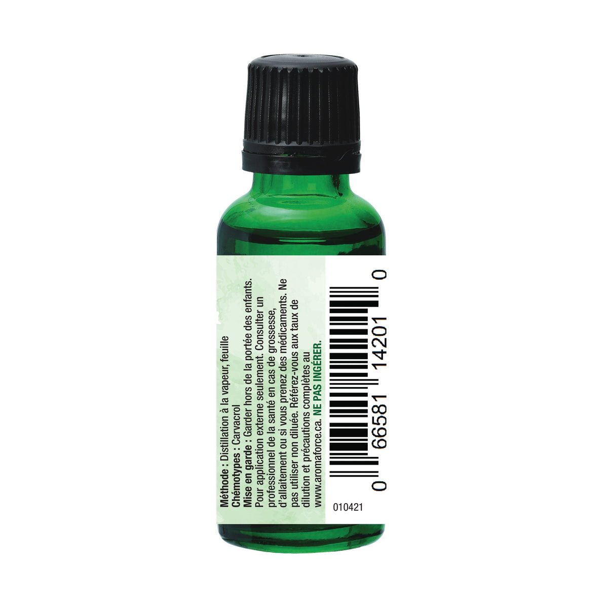 Organic Oregano Essential Oil 100% pure and natural 15mL - Aromaforce - A.Vogel Canada