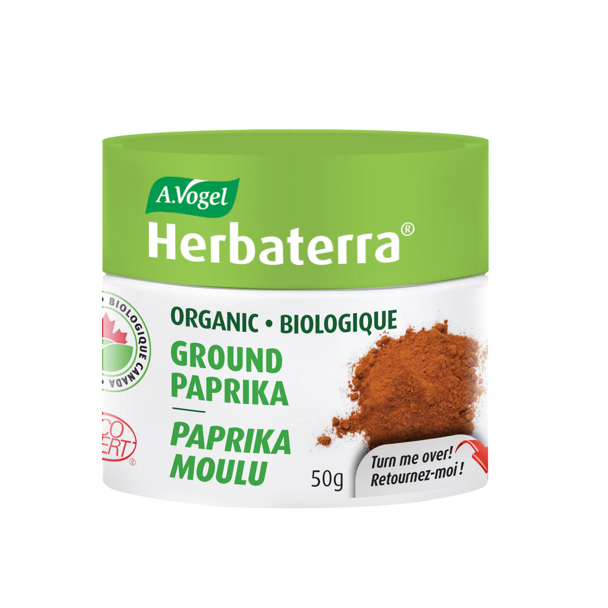 Organic Paprika - Premium Flavorful Spices &amp; Herbs Herbaterra - A.Vogel Canada