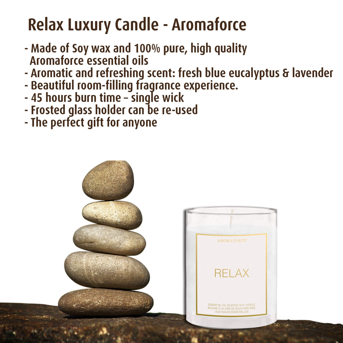 Relax Luxury Candle - Aromaforce - A.Vogel Canada